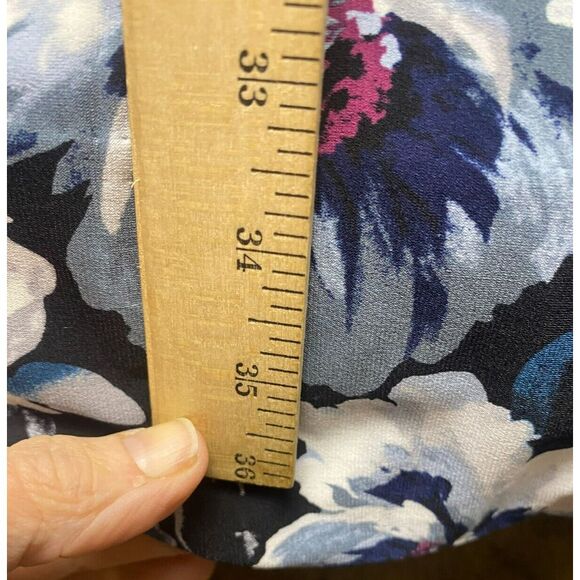 White House Black Market Dress Women Medium AOP Flower Boho Sheath MSRP $110 NWT - Picture 9 of 13